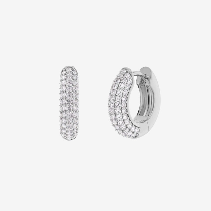 Luxe Hoops Silver