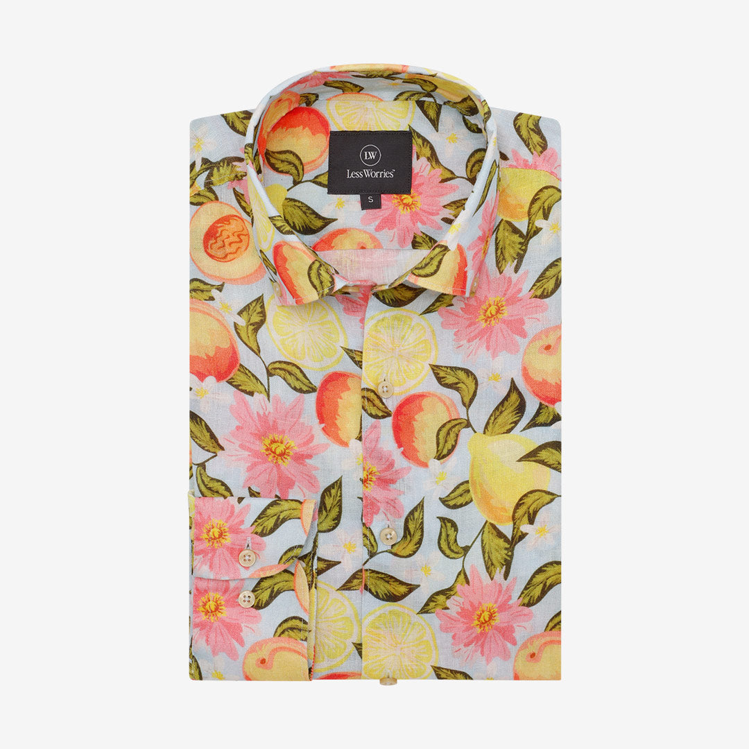 Linen Shirt All Over Print