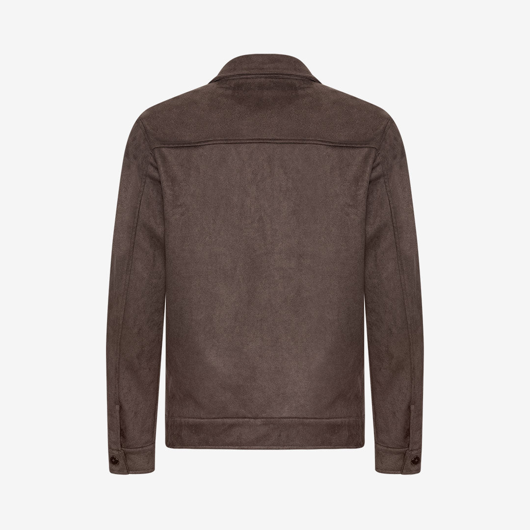 Suede Touch Overshirt