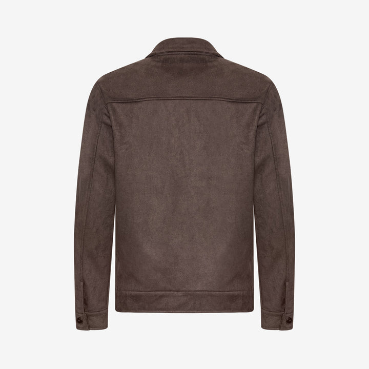 Suede Touch Overshirt