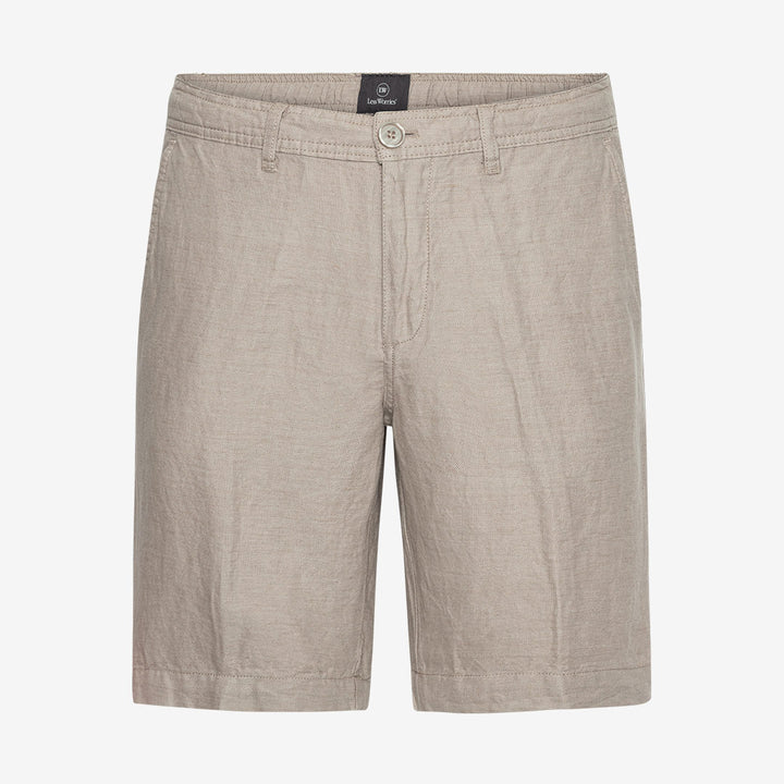 Less Worries Sand Linen Mix Shorts herr i linneblandning