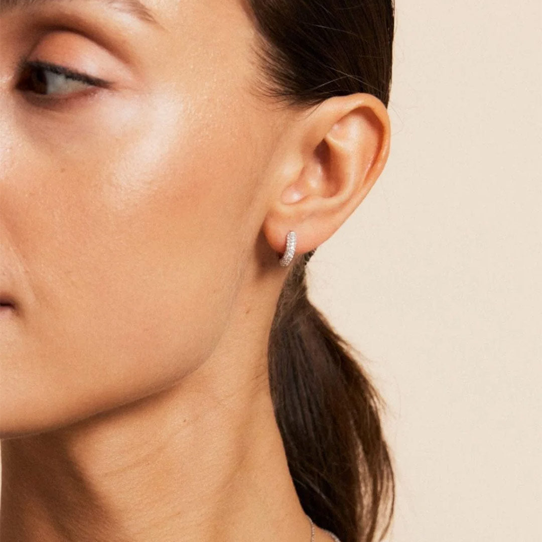 Luxe Hoops Mini Silver