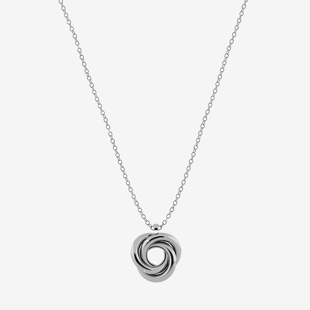 Sunset Orbit Necklace Steel