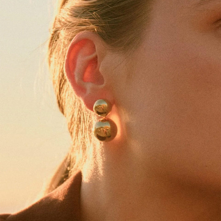 Sphere Earrings S Gold