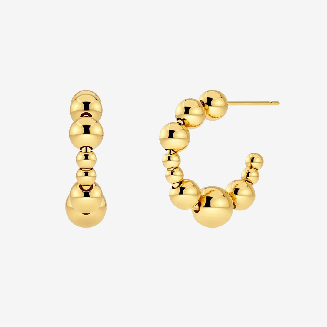 Sphere Hoops Gold