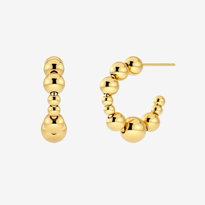 Sphere Hoops Gold