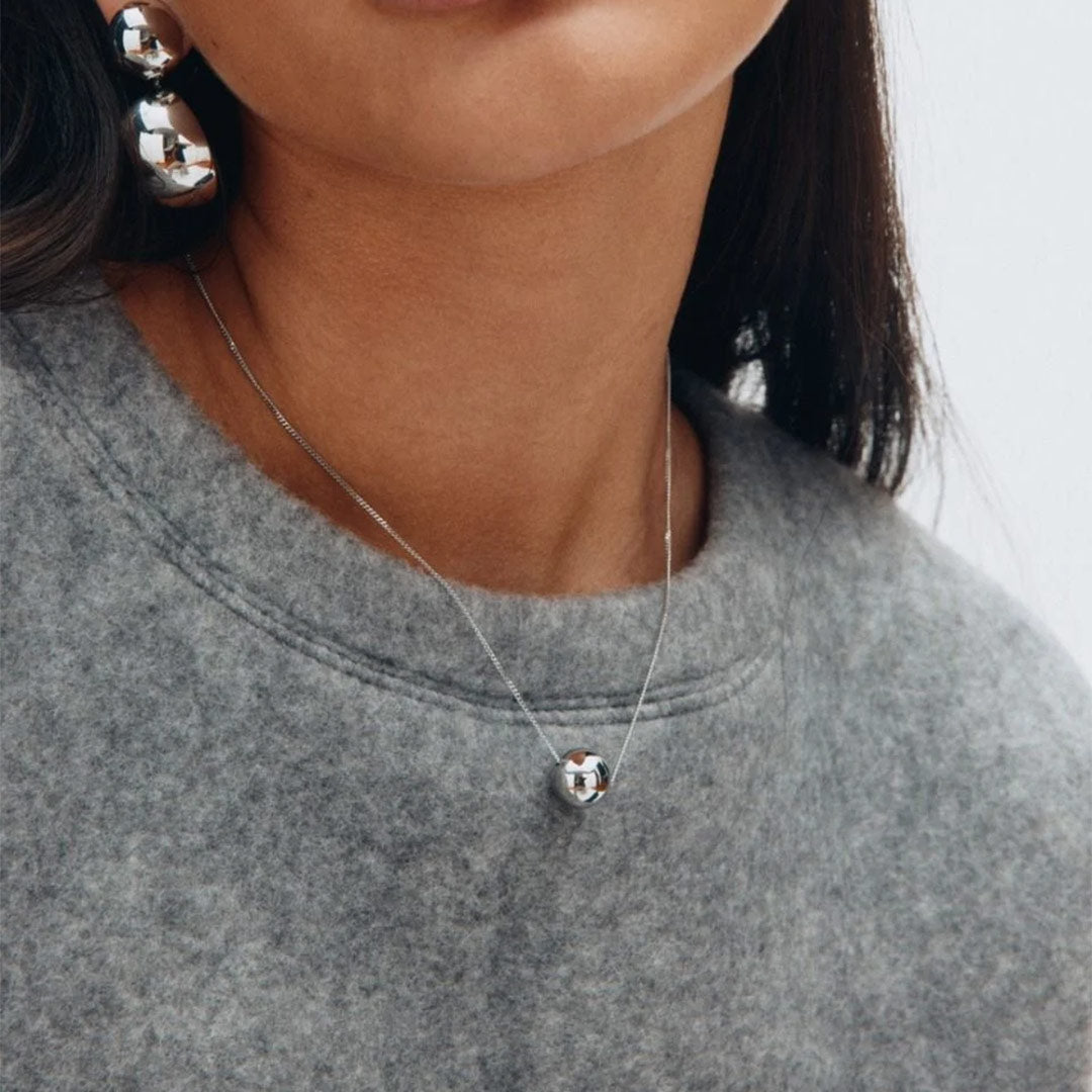 Sphere Necklace S Steel