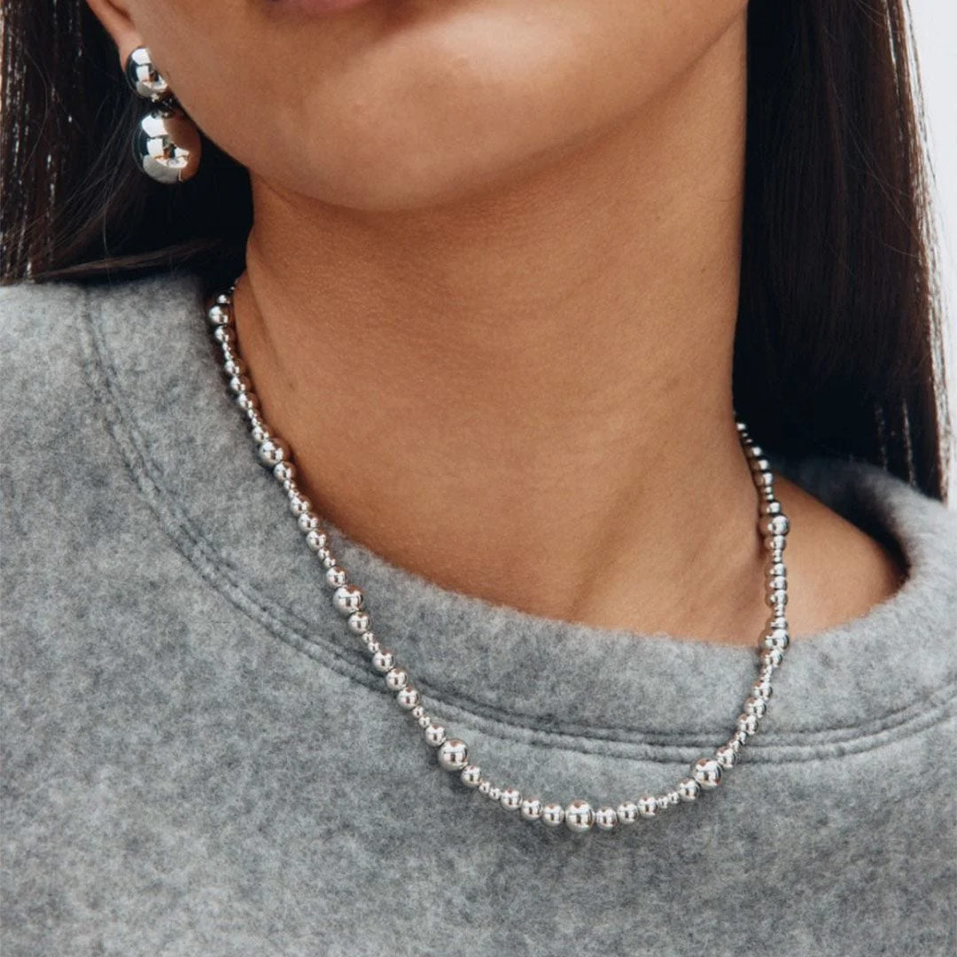 Sphere Necklace Multi Steel