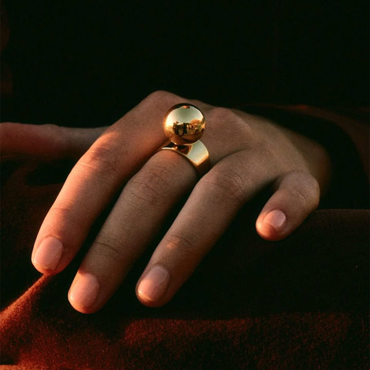 Sphere Ring Gold