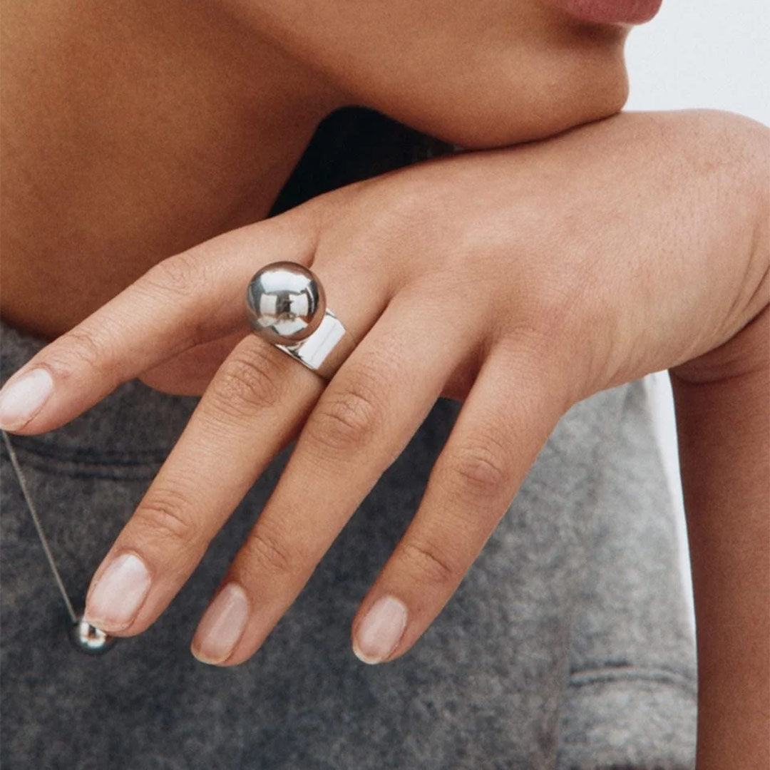 Sphere Ring Steel