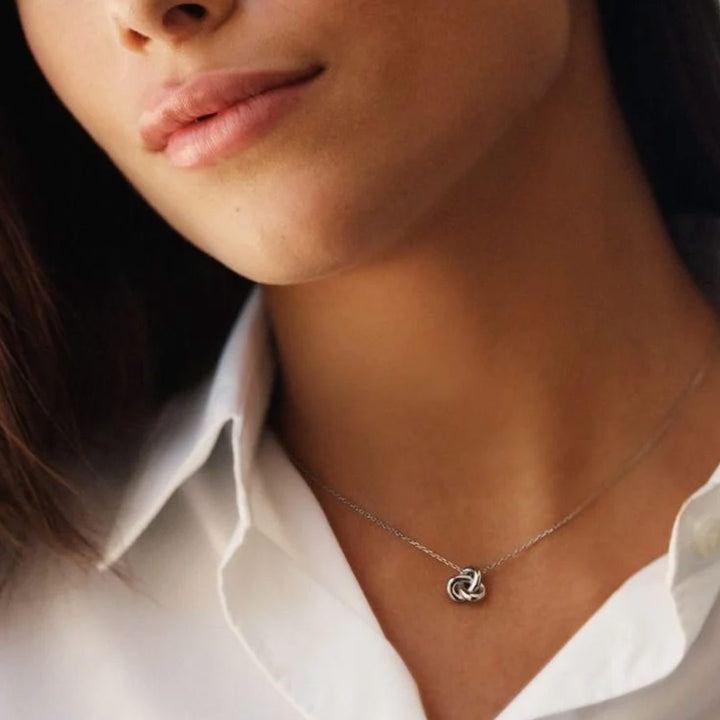 Infinity Knot Necklace S Steel