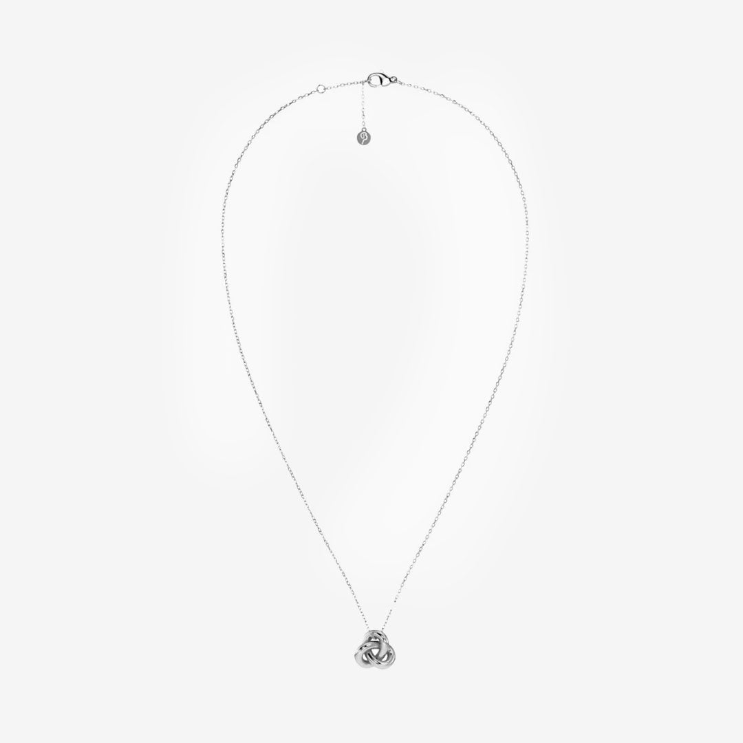 Edblad Infinity Knot Necklace S Steel – halsband i rostfritt stål med liten oändlighetsknut
