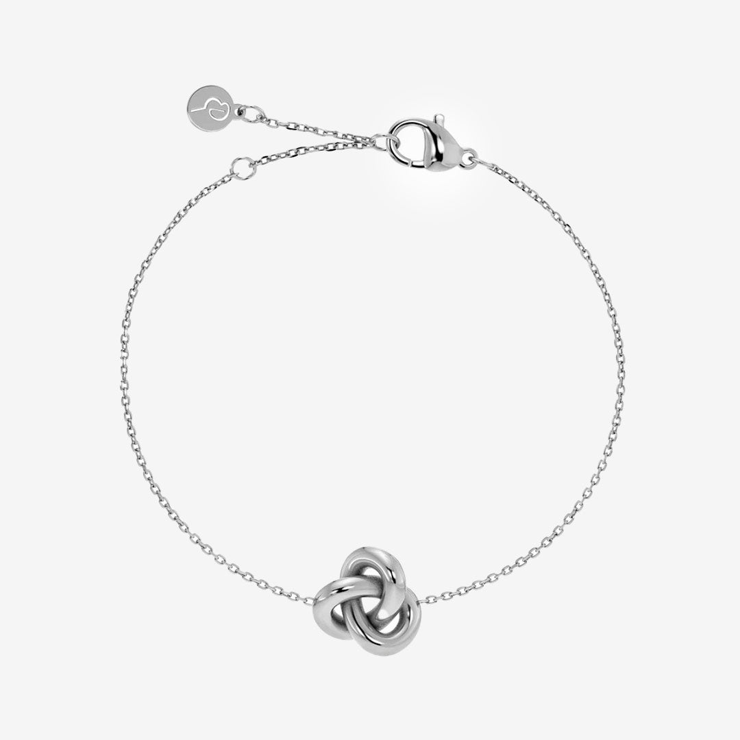 Edblad Infinity Knot Bracelet Steel – armband i rostfritt stål med oändlighetsknut