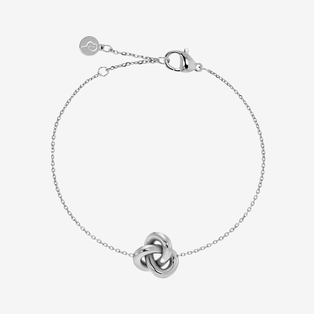 Edblad Infinity Knot Bracelet Steel – armband i rostfritt stål med oändlighetsknut