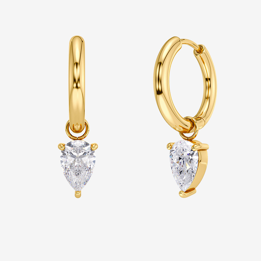 Arrow Hoops L Gold