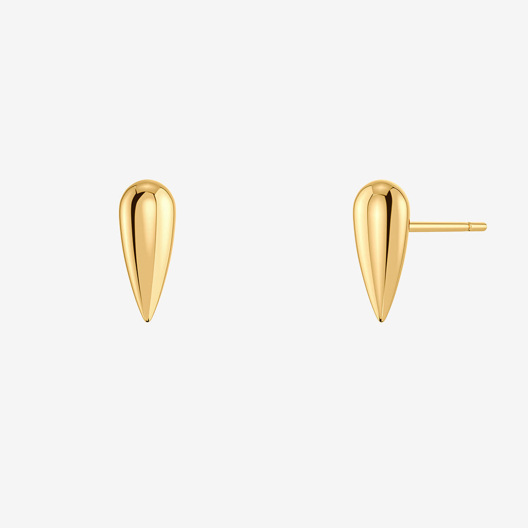 Peak Spike Studs Gold