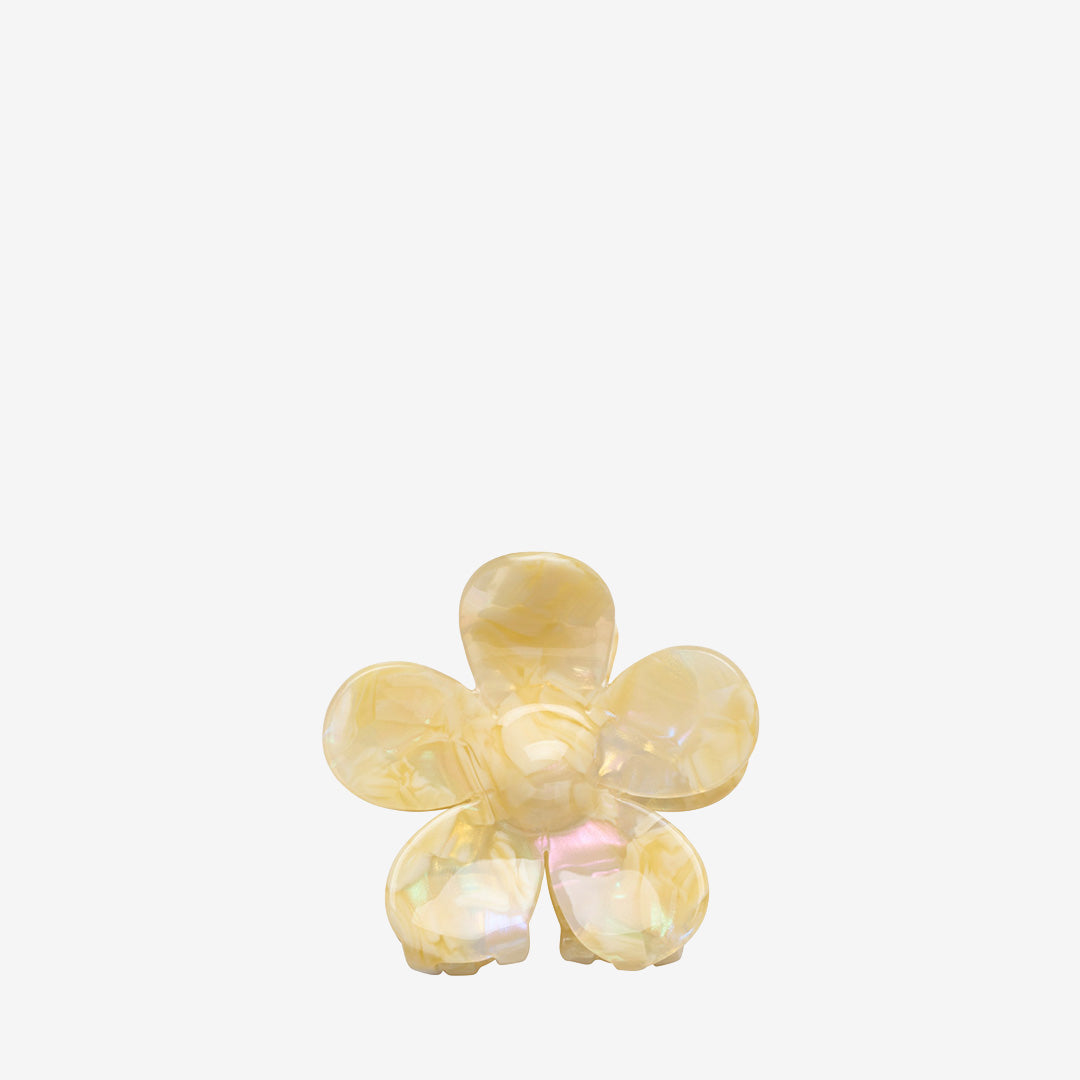 Annica Vallin Flower S hårklämma i butter creme