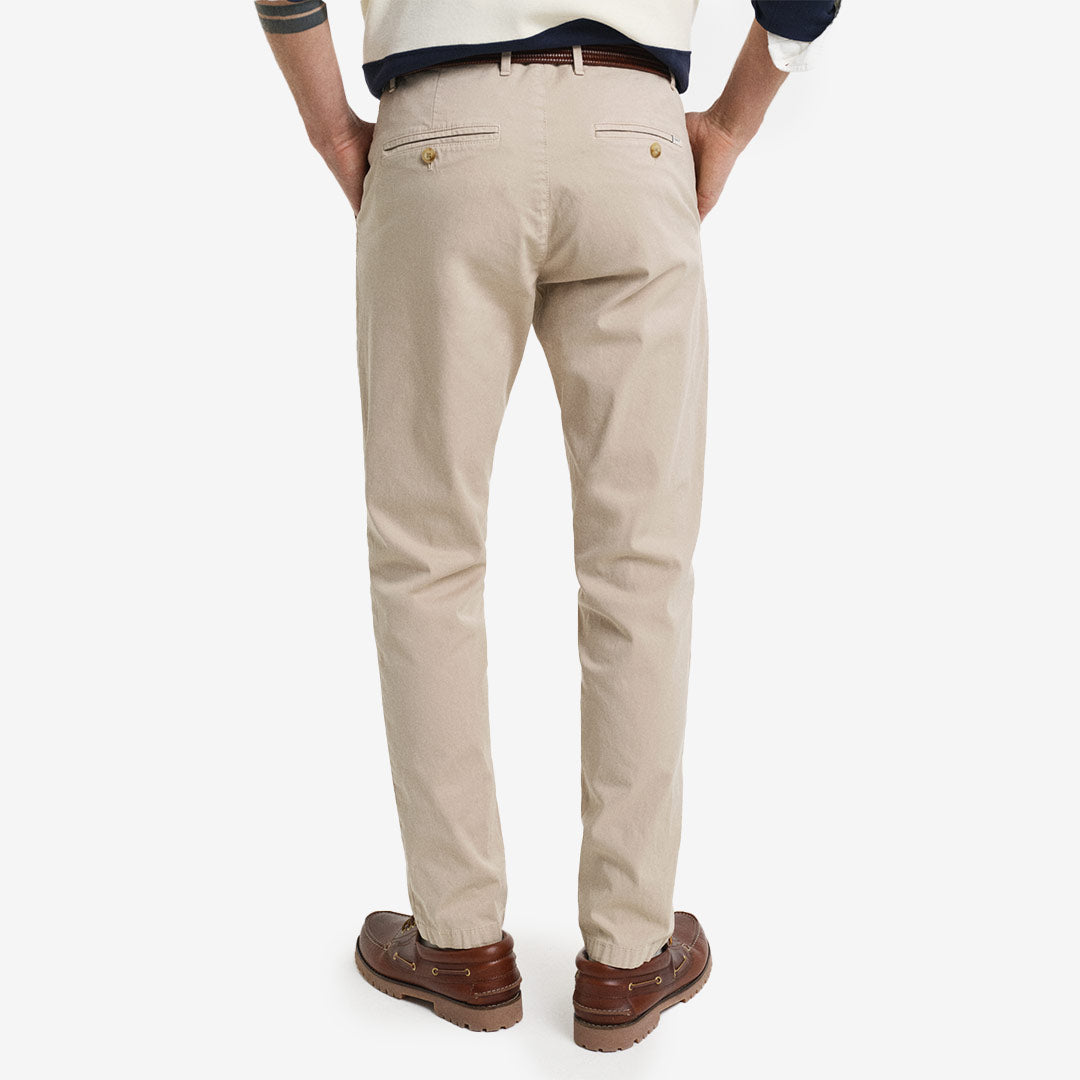 SLIM SUNFADED CHINOS