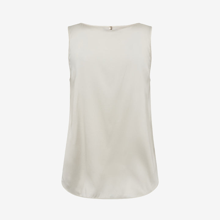MMAstrid V-Neck Silk Tank Top