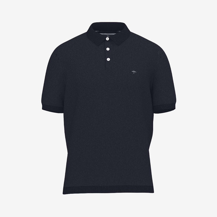Kortärmad polo i navy från Fynch-Hatton