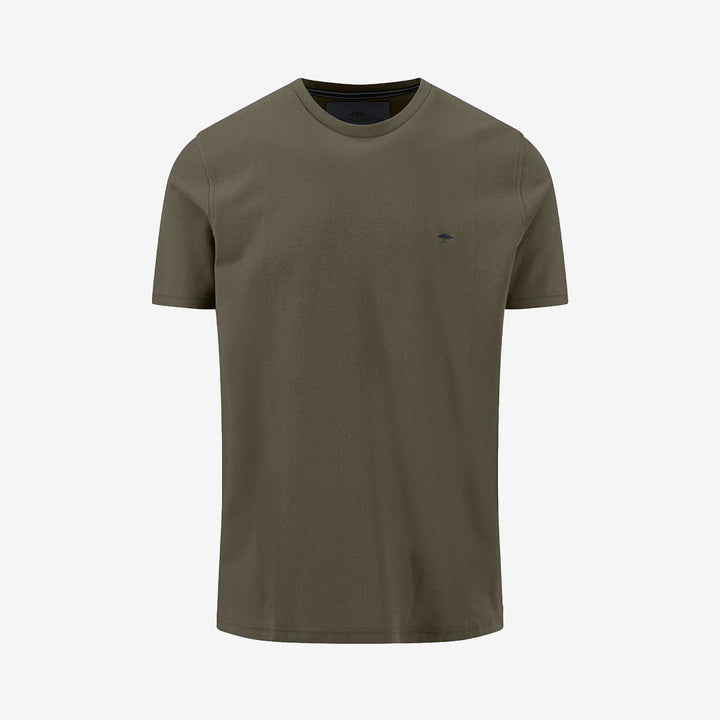 Fynch-Hatton Premium Cotton T-shirt dark khaki