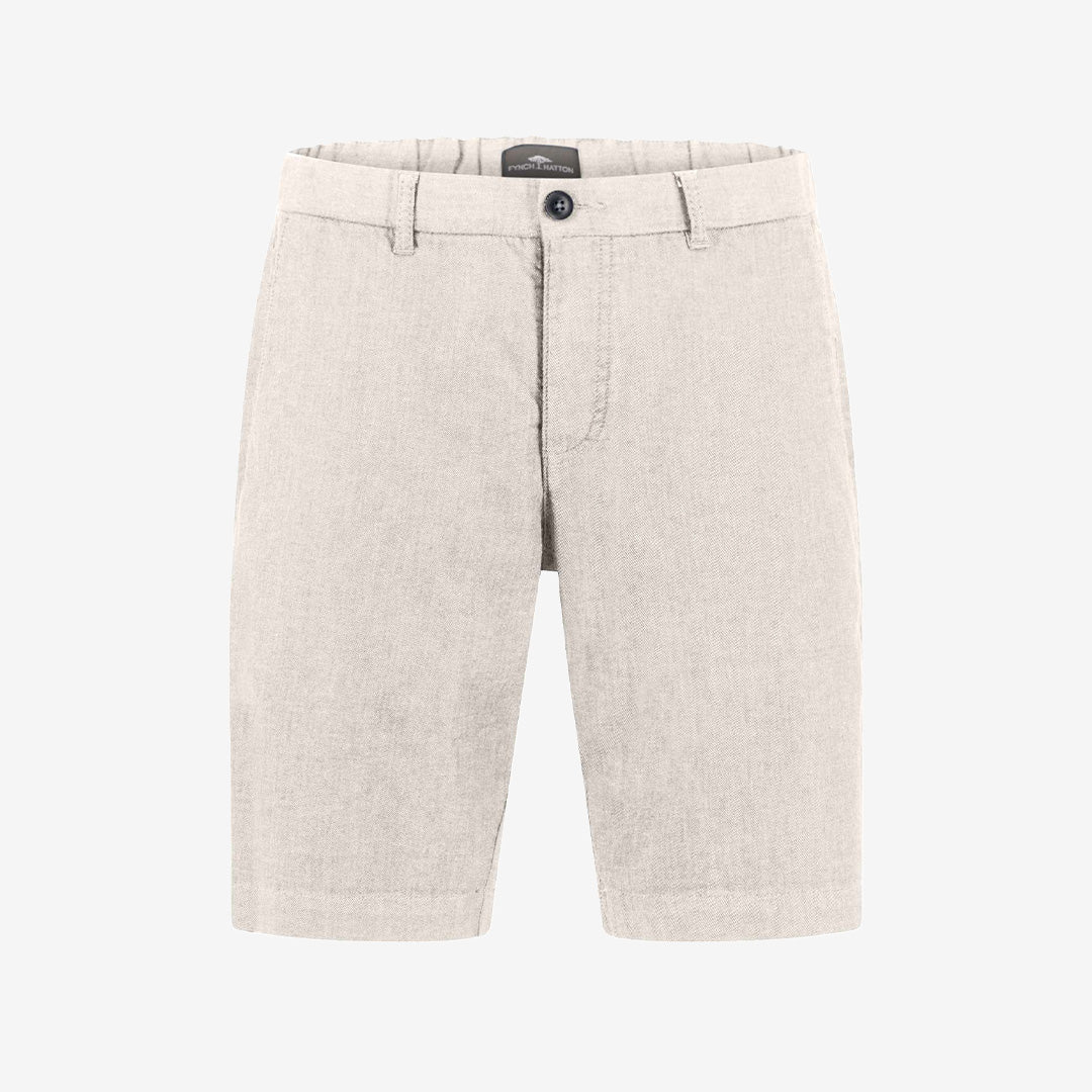 COLI Twotone Structure Bermuda i Stone från Fynch-Hatton