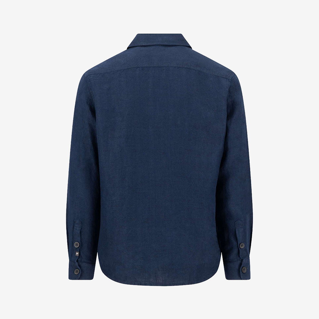 Herringbone Linen Overshirt