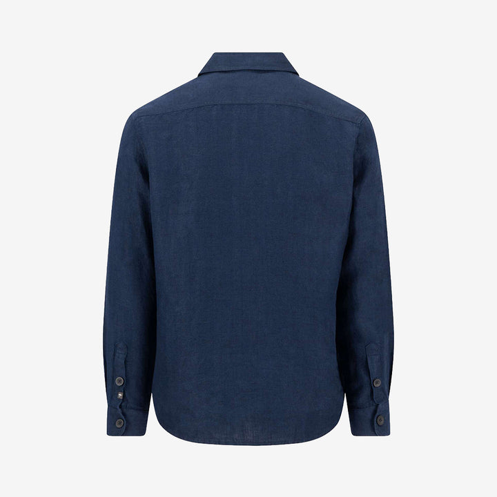 Herringbone Linen Overshirt