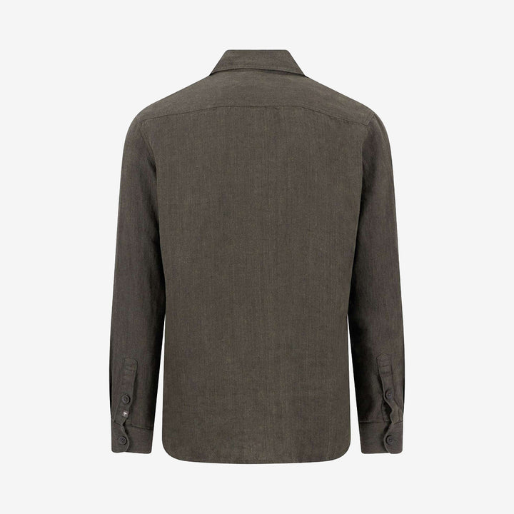 Herringbone Linen Overshirt