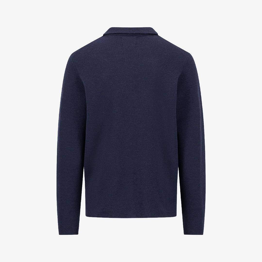 Polo btn cardigan, Merino*RWS