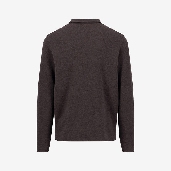 Polo btn cardigan, Merino*RWS