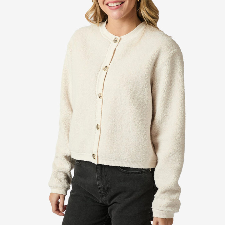Limo Fluffy Knit Cardigan
