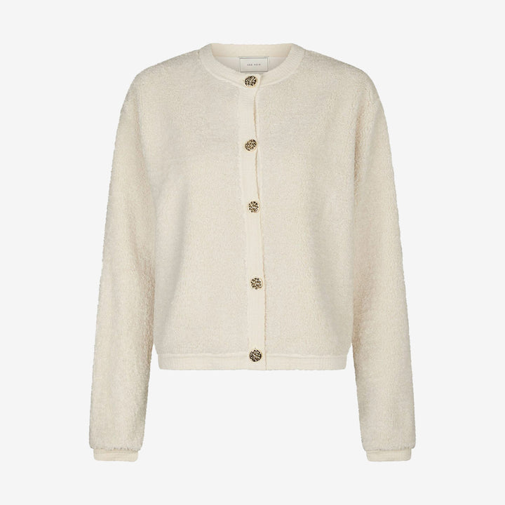 Limo Fluffy Knit Cardigan