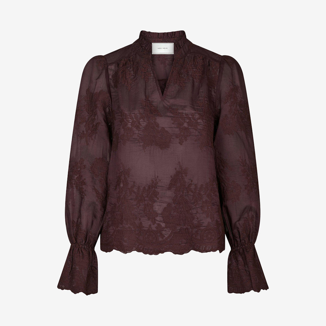 Amara Big Embroidery Blouse