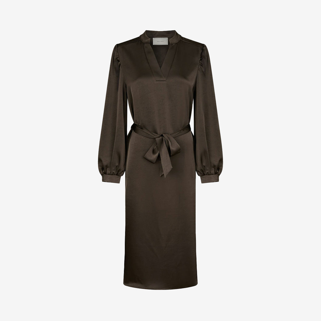 Rolana Heavy Sateen Dress