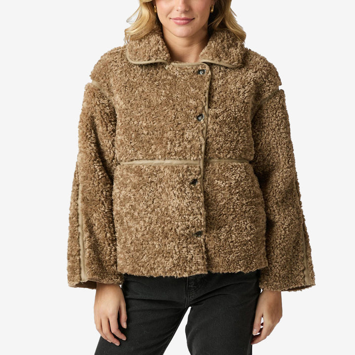 Castor Faux Fur Jacket