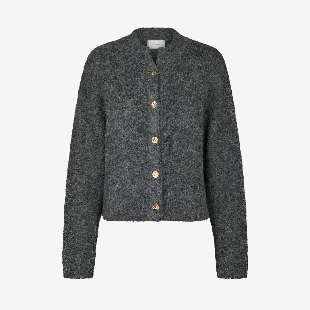 Taura Fluffy Knit Cardigan