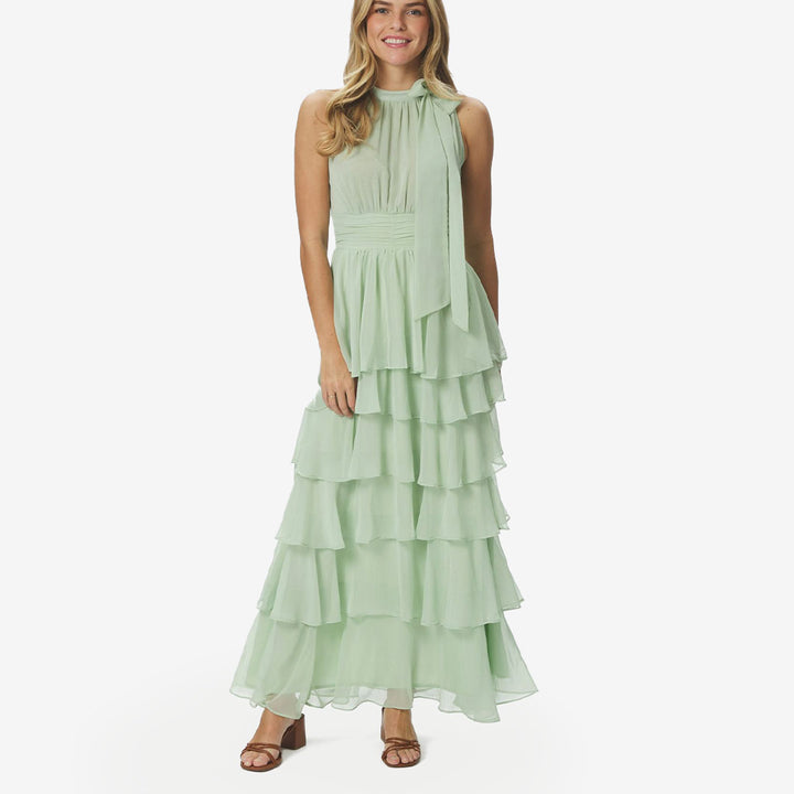 Marli Solid Chiffon Dress