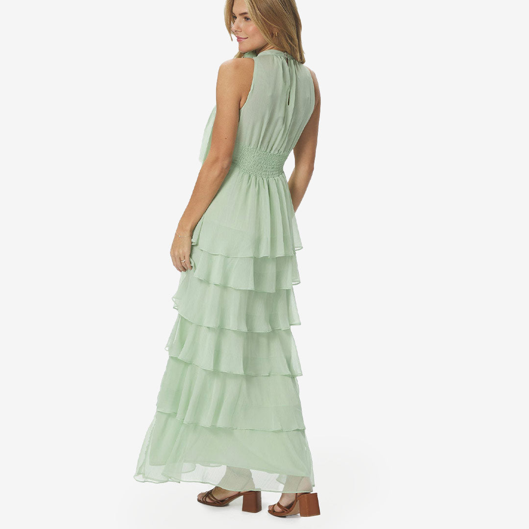 Marli Solid Chiffon Dress