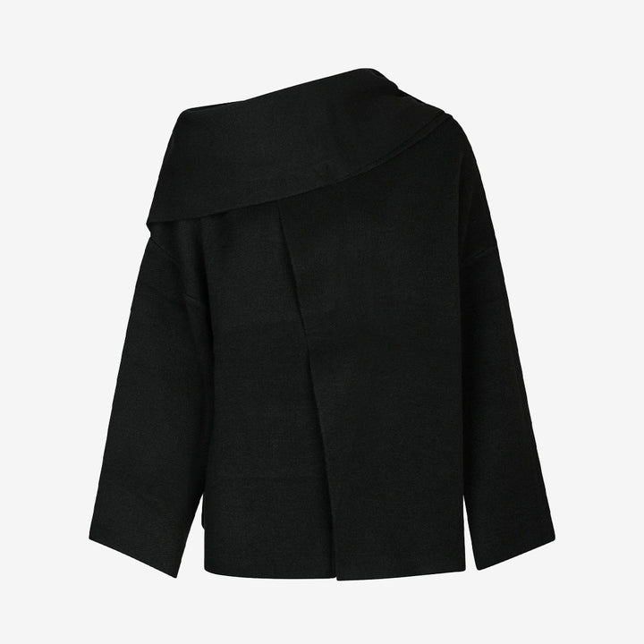 Wals Knit Scarf Blouse