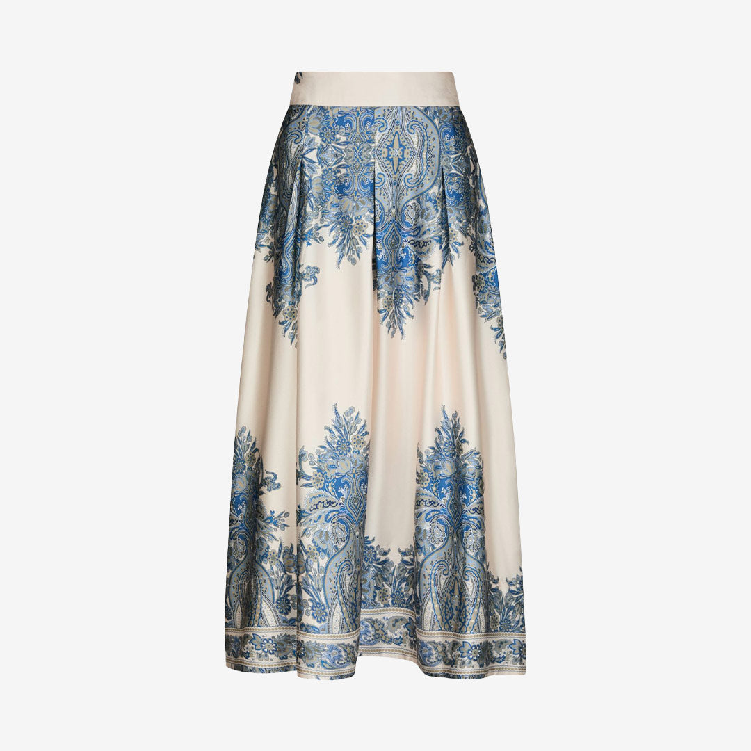 Lenni Paisley Border Skirt