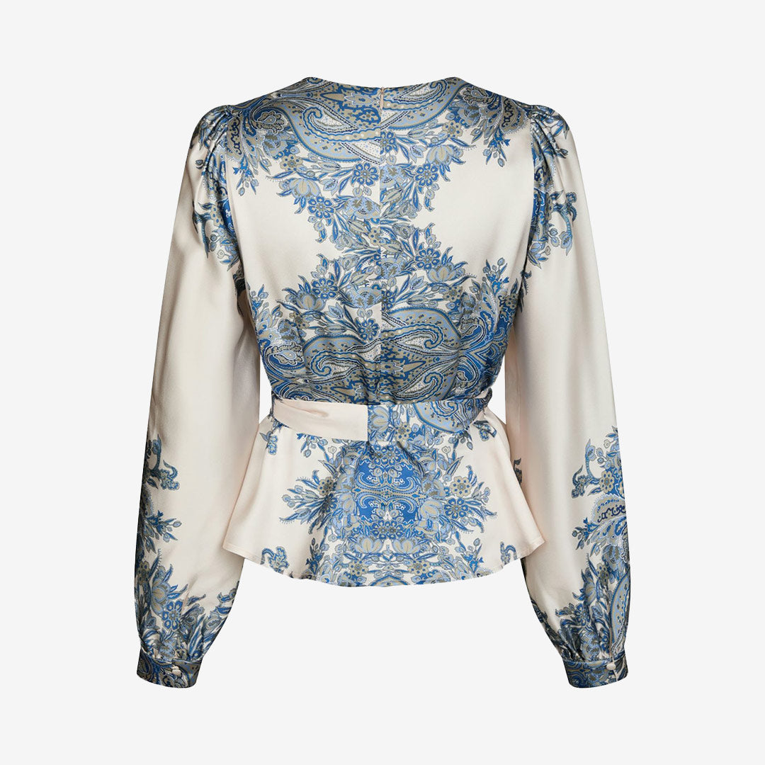 Rista Paisley Border Blouse