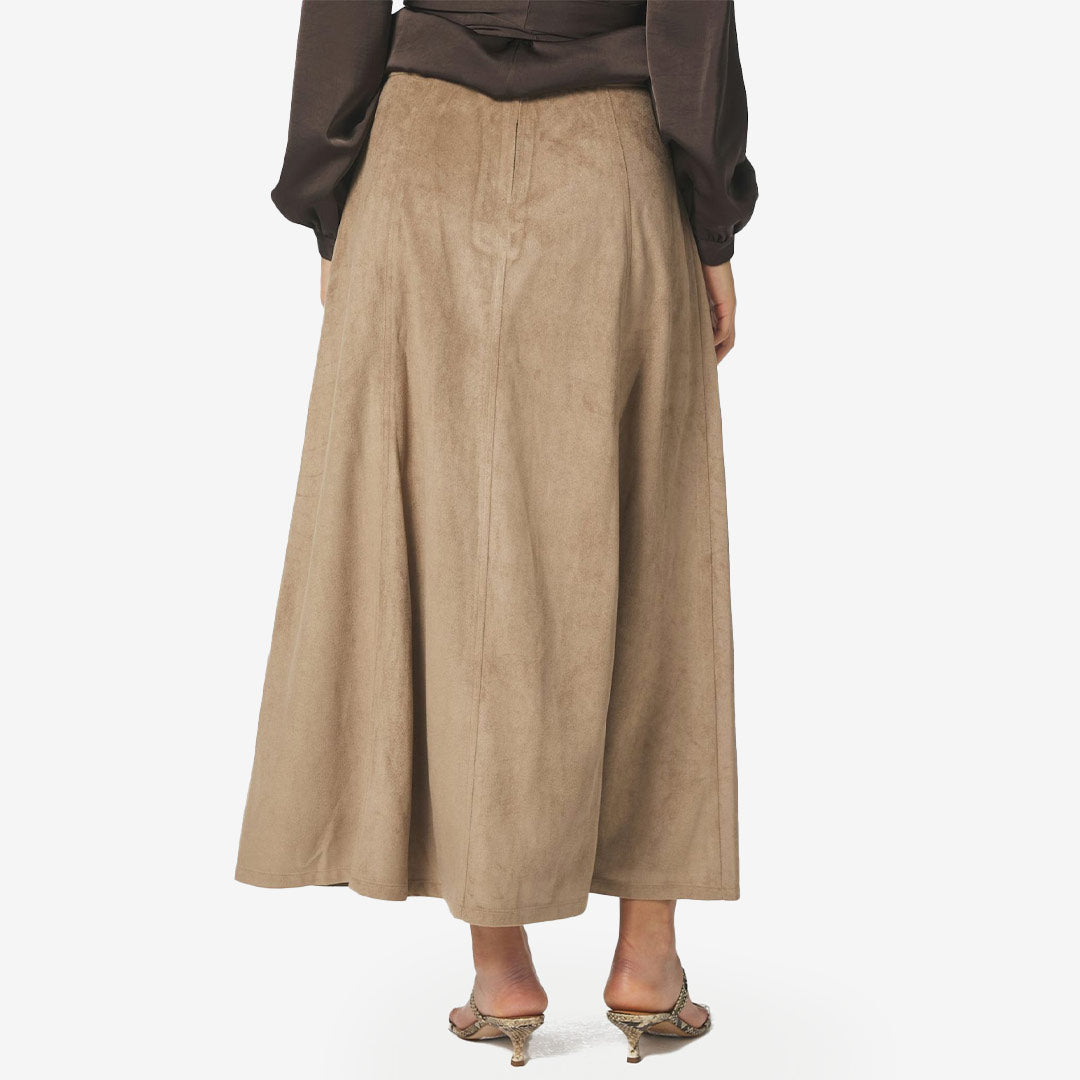 Raya Faux Suede Skirt