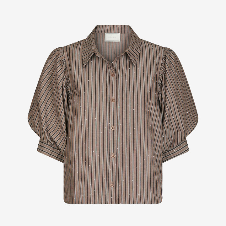 Etta Soft Stripe Stone Shirt