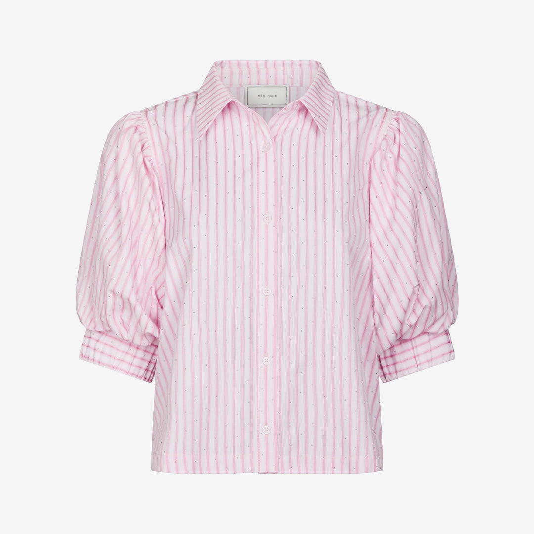Etta Soft Stripe Stone Shirt