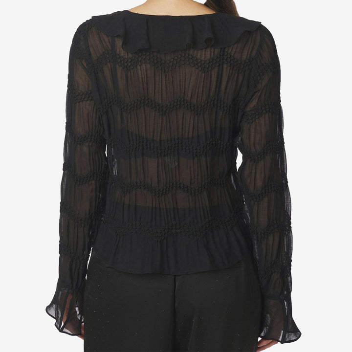 Anika Crepe Chiffon Blouse