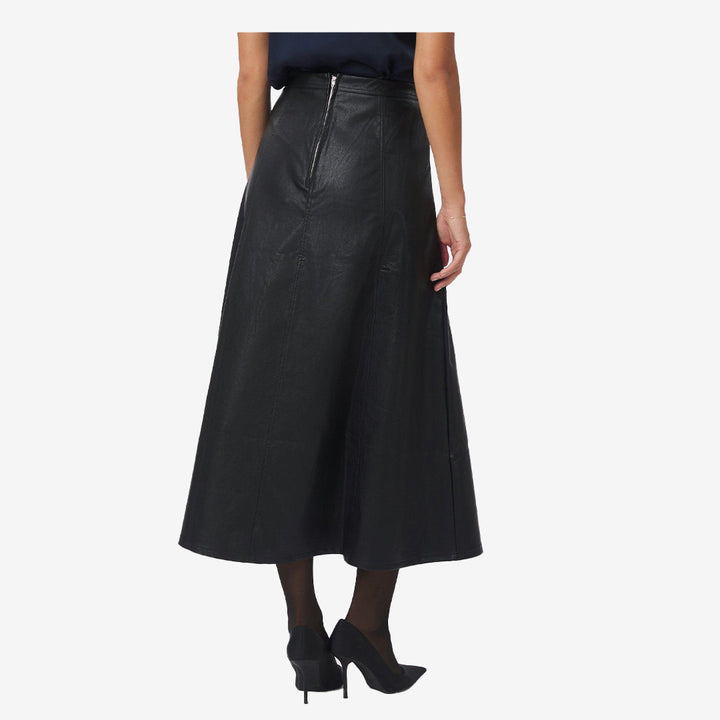 Raya Faux Leather Skirt