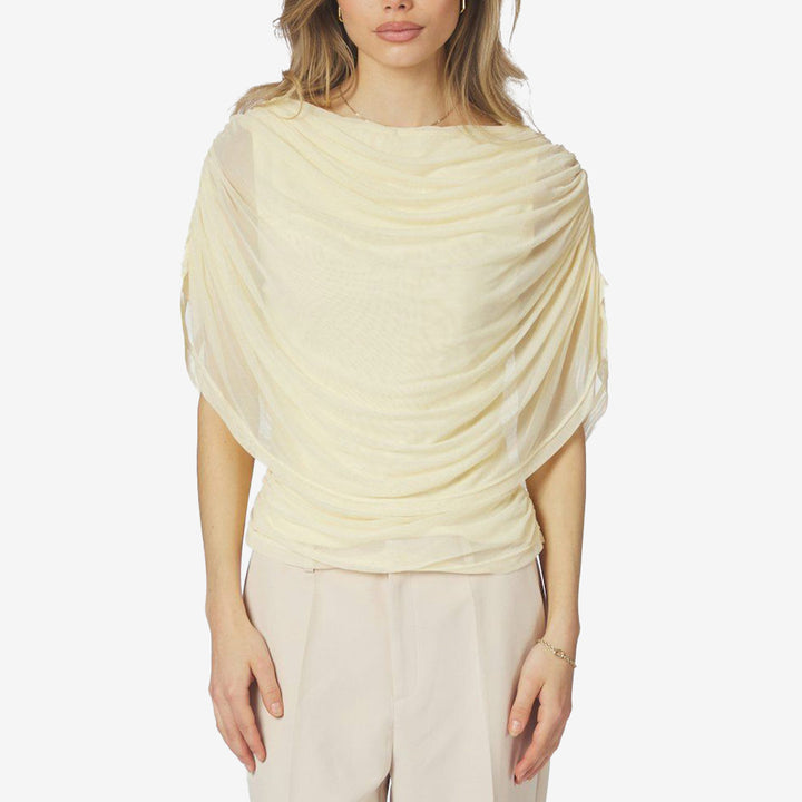 Cottuna Drapy Mesh Top
