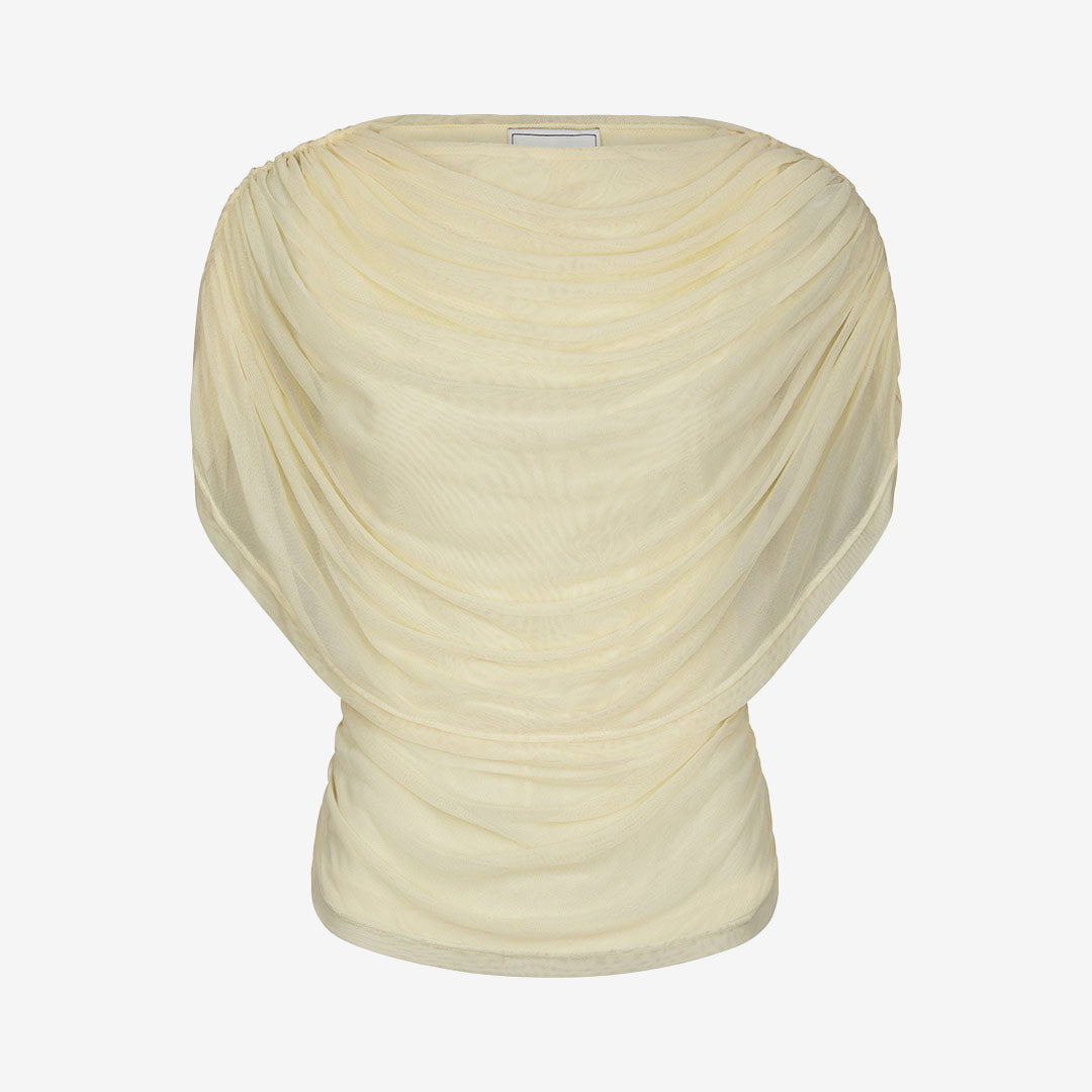 Cottuna Drapy Mesh Top