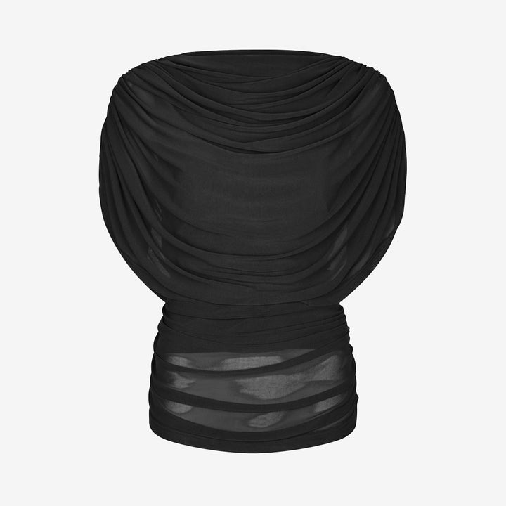 Cottuna Drapy Mesh Top
